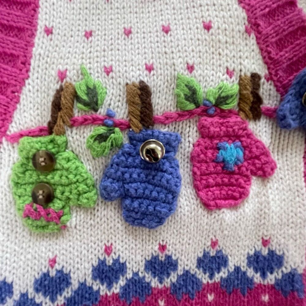 Vintage Quacker Factory Button Front Sweater Vest… - image 8